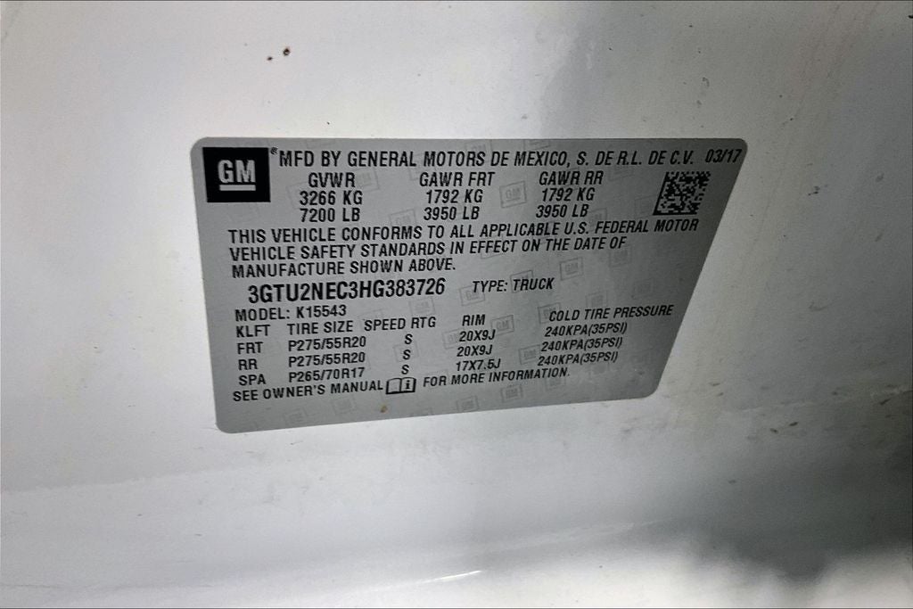 2017 GMC Sierra 1500 SLT