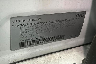 2021 Audi A8 4.0 LWB quattro L