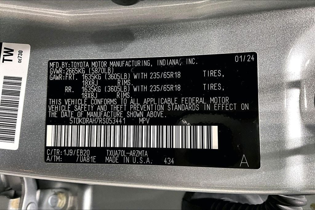 2024 Toyota Highlander XLE