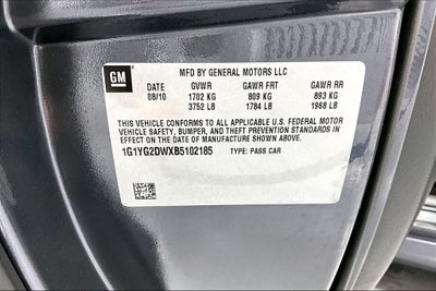 2011 Chevrolet Corvette Base 3LT