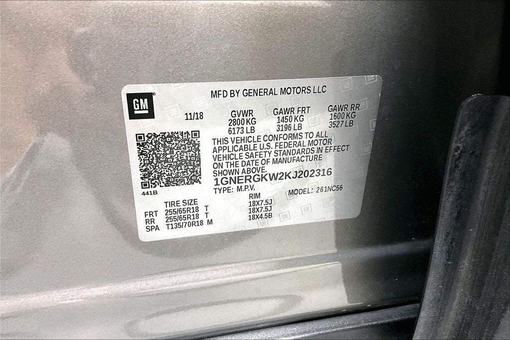 2019 Chevrolet Traverse LT Cloth w/1LT