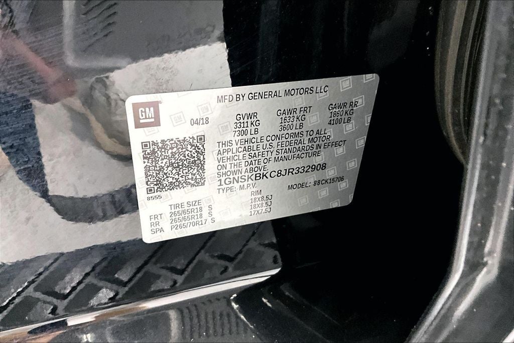 2018 Chevrolet Tahoe LT Z71