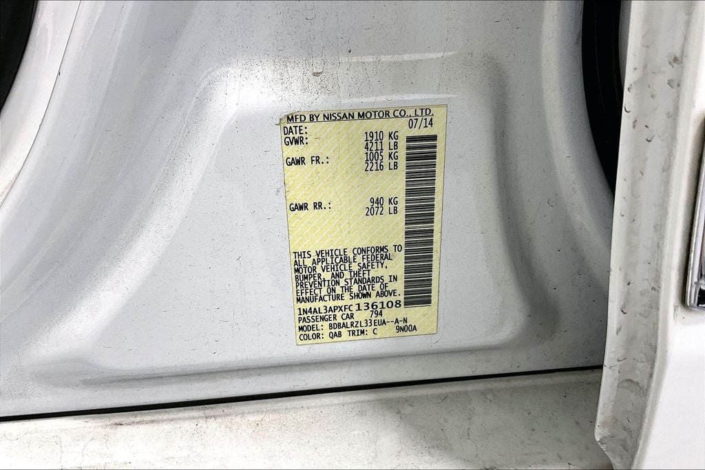 2015 Nissan Altima 2.5 SL