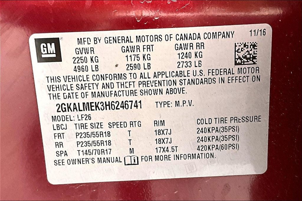 2017 GMC Terrain SLE-1