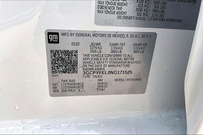 2022 Chevrolet Silverado 1500 LTD LT Trail Boss