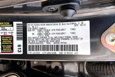 2016 Toyota Tacoma TRD Sport V6
