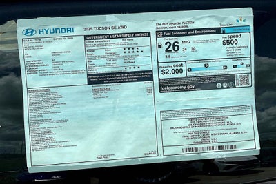 2025 Hyundai TUCSON SE AWD