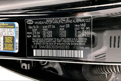 2025 Hyundai TUCSON SEL