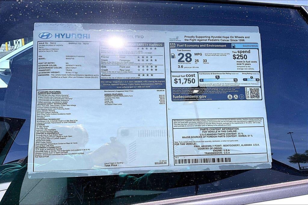 2026 Hyundai TUCSON SEL FWD