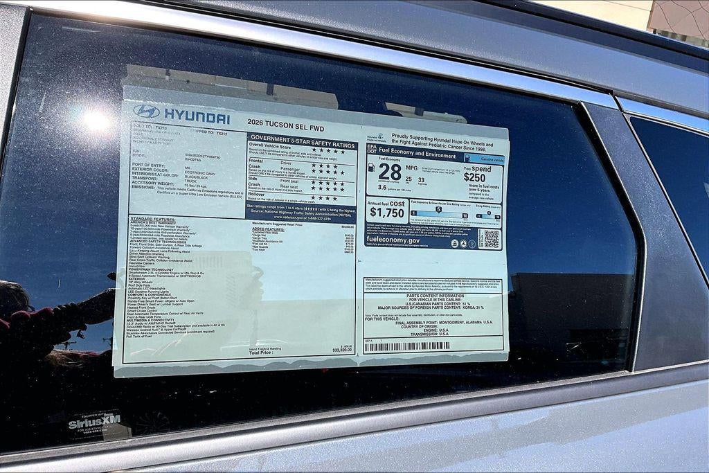 2026 Hyundai TUCSON SEL FWD