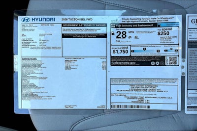 2026 Hyundai TUCSON SEL