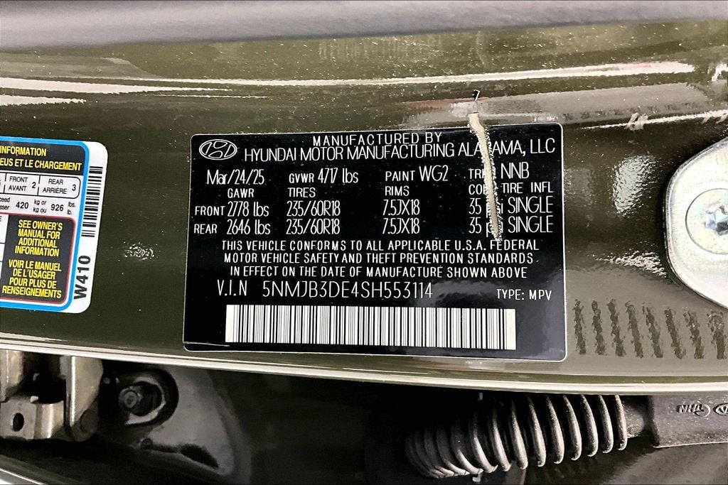 2025 Hyundai TUCSON SEL