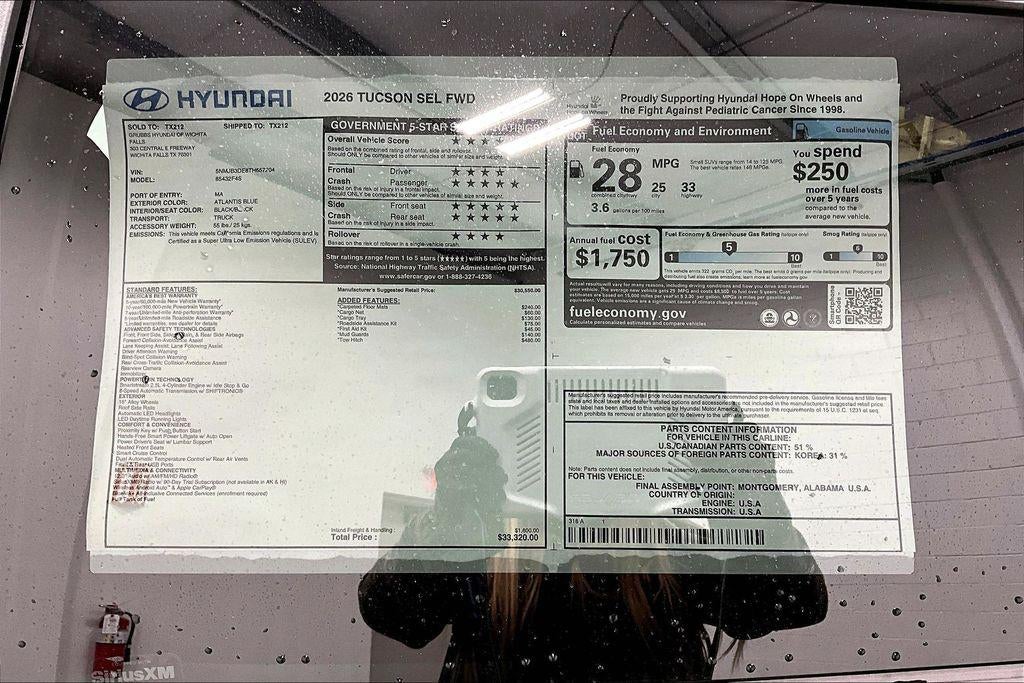 2026 Hyundai TUCSON SEL FWD