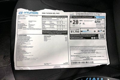2026 Hyundai TUCSON SEL FWD