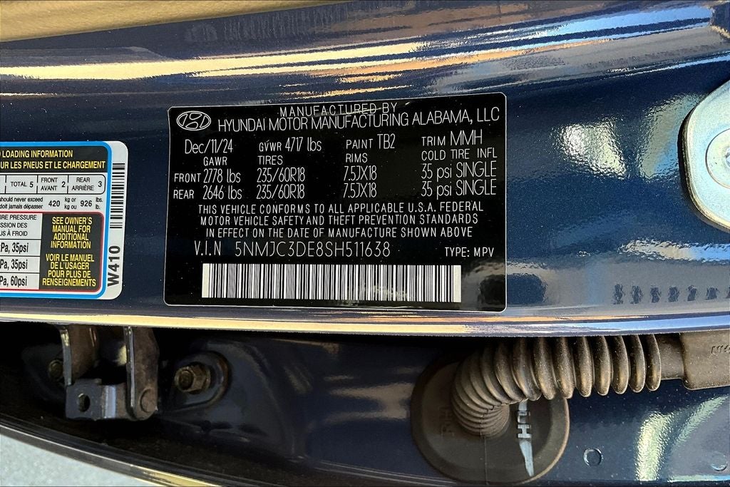 2025 Hyundai TUCSON SEL Convenience