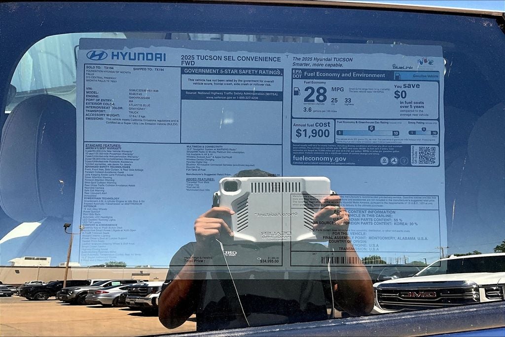 2025 Hyundai TUCSON SEL Convenience