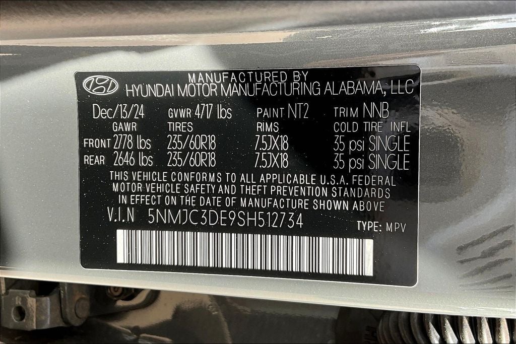 2025 Hyundai TUCSON SEL Convenience