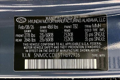 2026 Hyundai TUCSON SEL Premium AWD