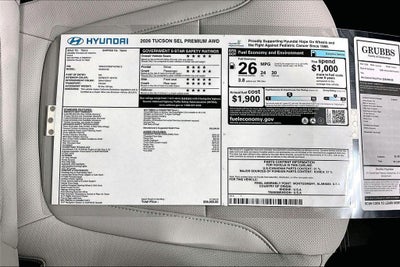 2026 Hyundai TUCSON SEL Premium AWD