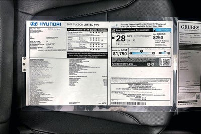 2026 Hyundai TUCSON Limited FWD