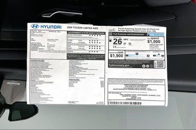 2026 Hyundai TUCSON Limited AWD