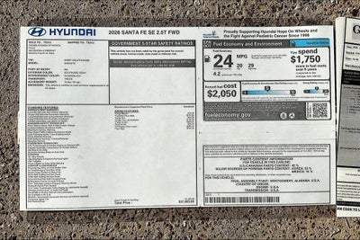 2026 Hyundai SANTA FE SE FWD