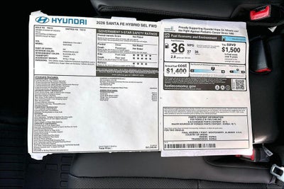 2026 Hyundai SANTA FE HYBRID SEL