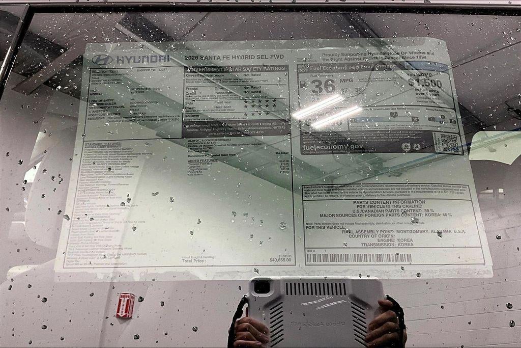 2026 Hyundai SANTA FE HYBRID SEL