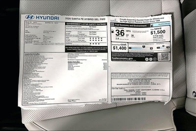 2026 Hyundai SANTA FE HYBRID SEL