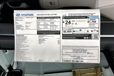 2026 Hyundai SANTA FE SEL FWD