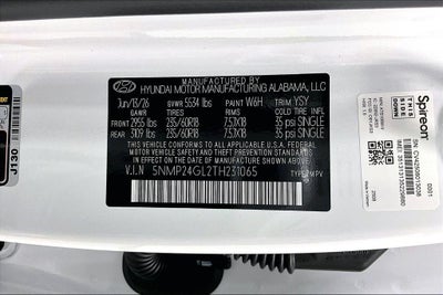 2026 Hyundai SANTA FE SEL FWD