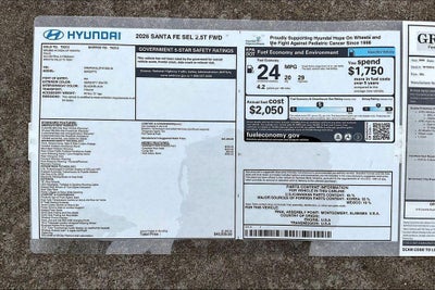 2026 Hyundai SANTA FE SEL FWD