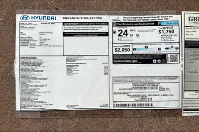 2026 Hyundai SANTA FE SEL FWD