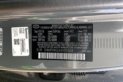 2027 Hyundai SANTA FE SEL FWD