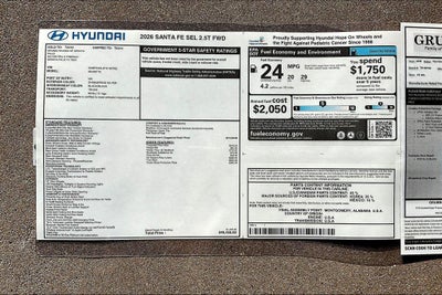 2026 Hyundai SANTA FE SEL FWD