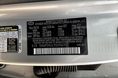 2025 Hyundai SANTA FE SEL