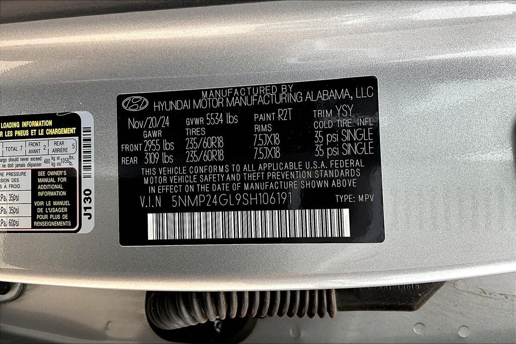 2025 Hyundai SANTA FE SEL