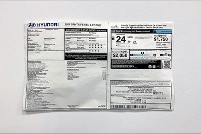 2026 Hyundai SANTA FE SEL FWD