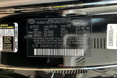 2026 Hyundai SANTA FE HYBRID Limited