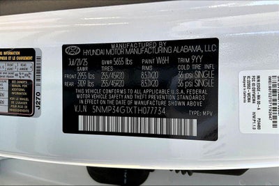 2026 Hyundai SANTA FE HYBRID Limited