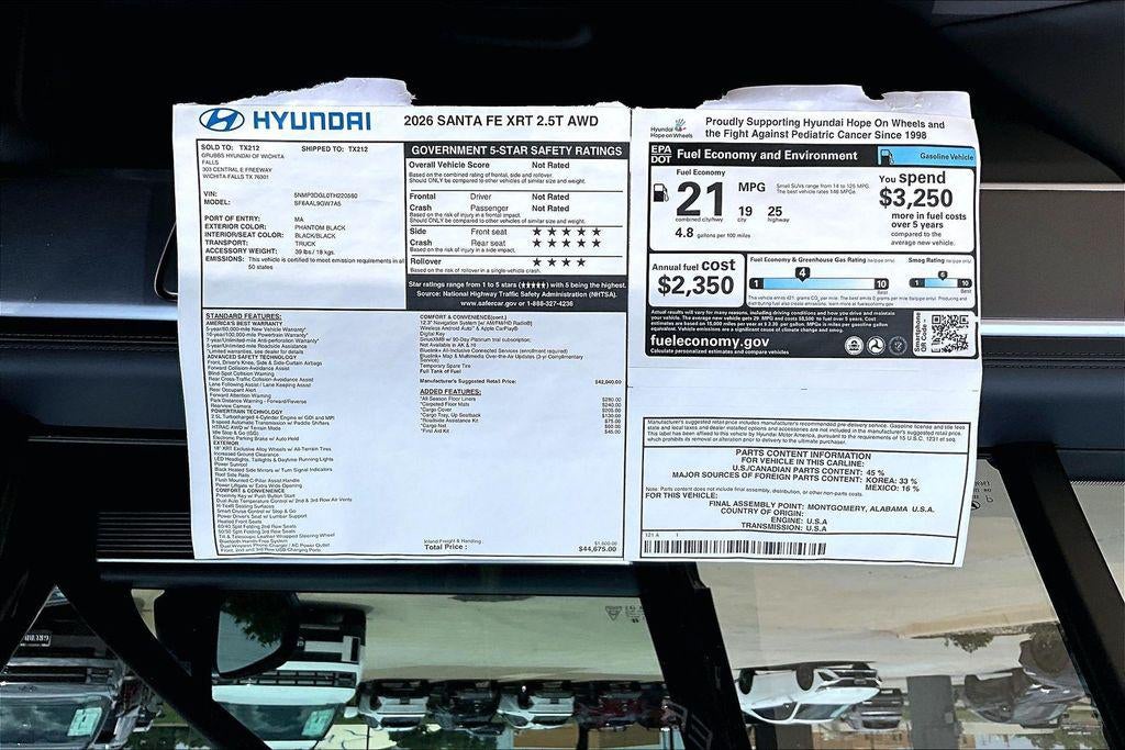 2026 Hyundai SANTA FE XRT AWD