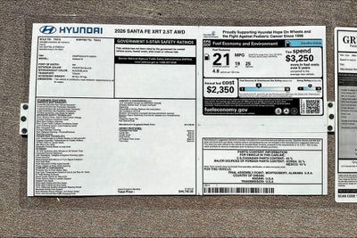 2026 Hyundai SANTA FE XRT AWD