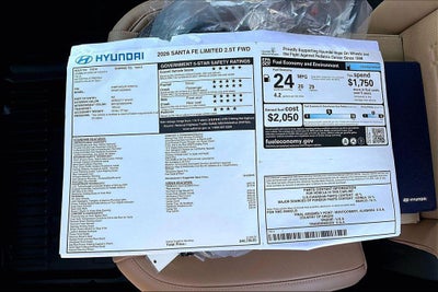 2026 Hyundai SANTA FE Limited FWD