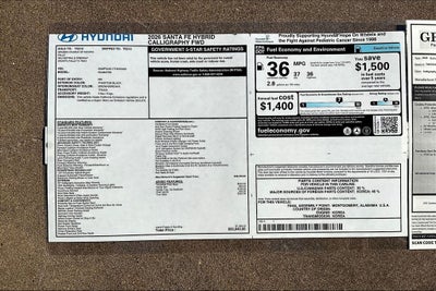 2026 Hyundai SANTA FE HYBRID Calligraphy