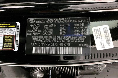 2026 Hyundai SANTA FE Calligraphy FWD