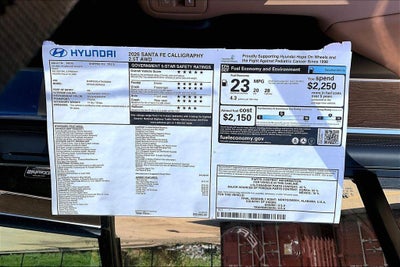 2026 Hyundai SANTA FE Calligraphy AWD