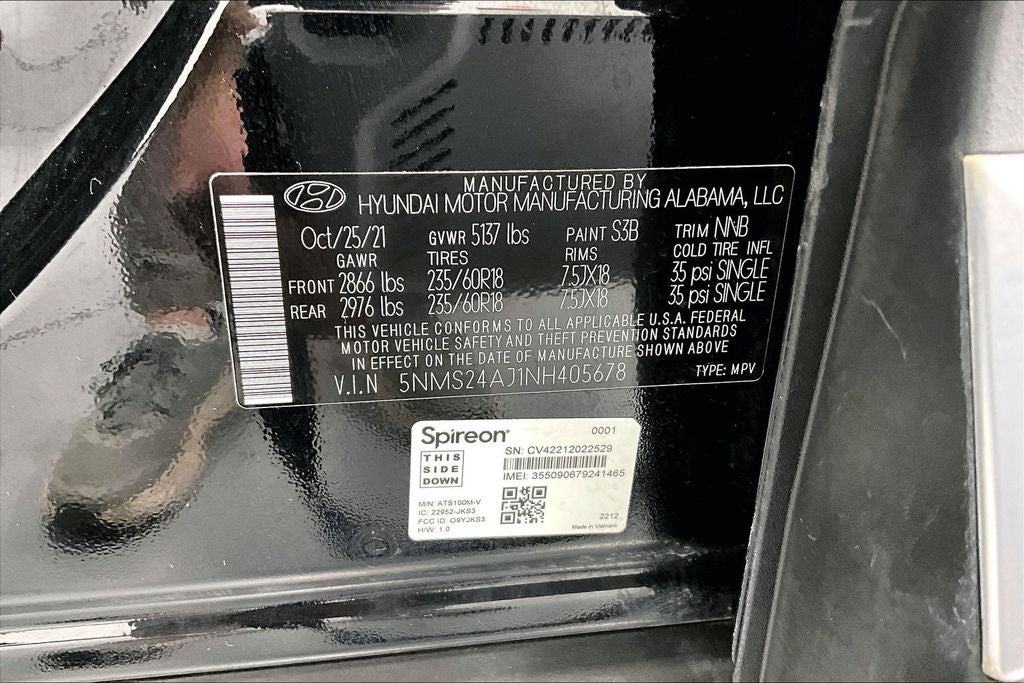 2022 Hyundai SANTA FE SEL