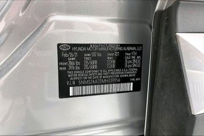 2021 Hyundai SANTA FE SEL