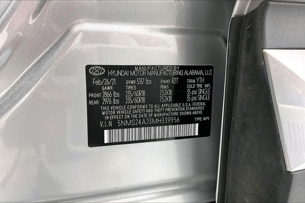 2021 Hyundai SANTA FE SEL