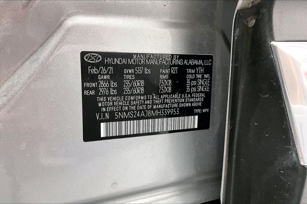 2021 Hyundai SANTA FE SEL